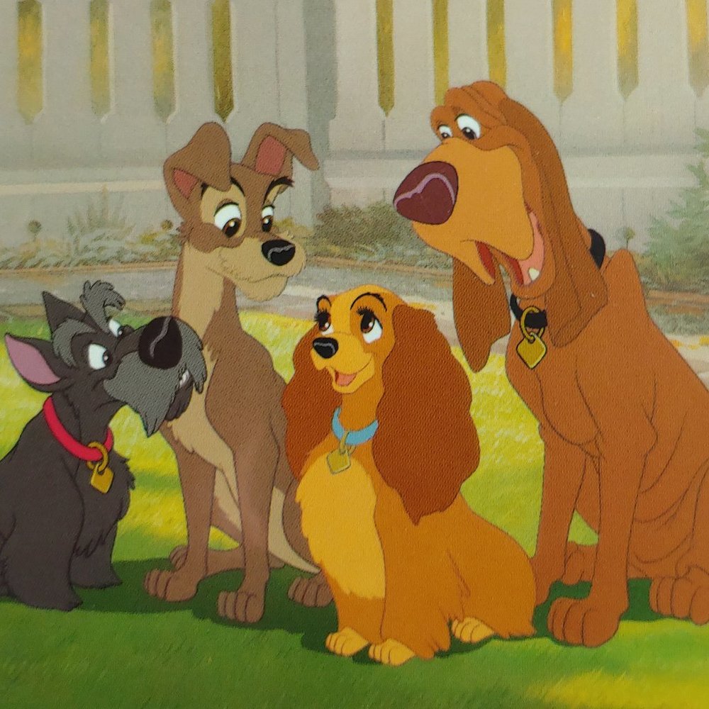 Disney Lithographs - Lady and the Tramp 1994